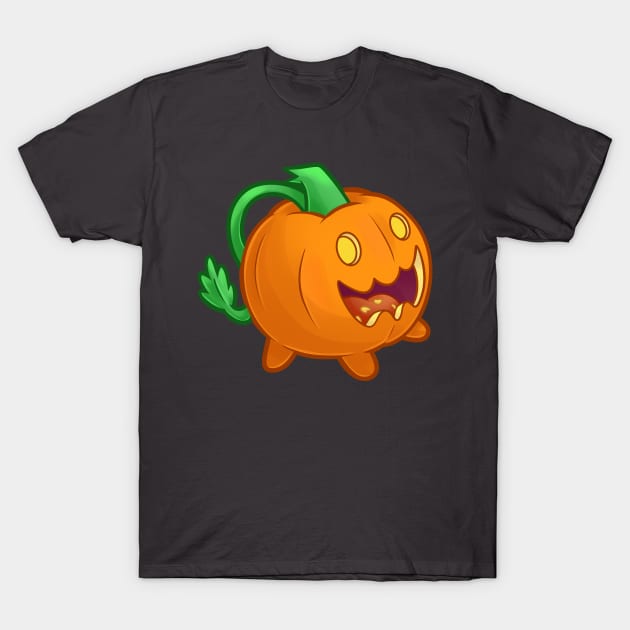 Pumpkin Pet T-Shirt by ChristaDoodles